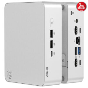 Yüksek kaliteli ASUS NUC mini bilgisayar, çeşitli bağlantı seçenekleri ve hızlı veri aktarımı özellikleriyle oyun ve ofis ihtiyaçları için ideal.