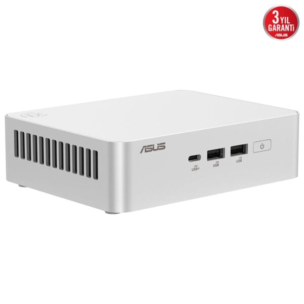 Yüksek kaliteli ASUS mini bilgisayar, çoklu USB port ve modern tasarım ile kompakt ev ve ofis kullanımı için ideal.