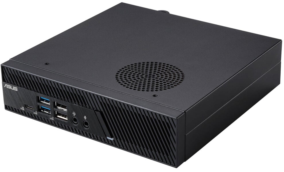 ASUS MiniPC PB63 Intel Core i7 işlemcili masaüstü bilgisayar, yüksek oyun performansı ve hızlı işlem kapasitesi ile oyun tutkunları için ideal, 4K oyun deneyimi sunar.