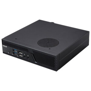 Yüksek performanslı mini bilgisayar, Asus markalı küçük form faktörlü PC, çoklu USB portları ve iyi hava akışına sahip tasarım, oyun ve ofis kullanımı için uygun.