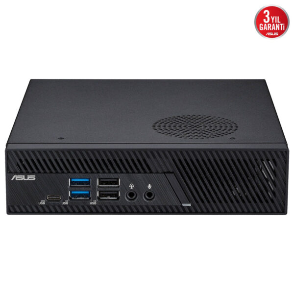 Yüksek performanslı Asus mini PC, çok sayıda USB ve ses girişiyle oyun ve ofis kullanımı için ideal, kompakt tasarım, dayanıklı yapı ve 3 yıl garanti ile güvenilirlik sağlar.