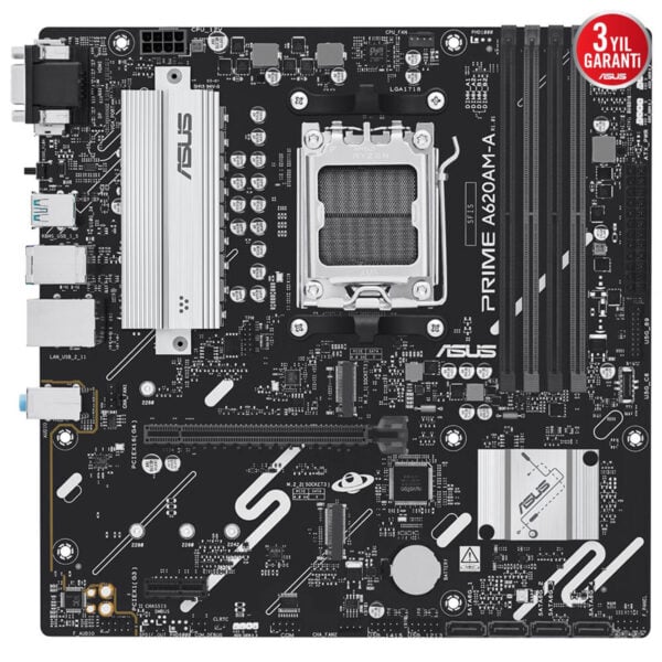 AMD Ryzen işlemciler için uyumlu ASUS anakart, güçlü performans ve yüksek kalite sağlar. Oyun ve yüksek yoğunluklu işlemler için ideal, dayanıklı ve verimli bir bilgisayar ana kartı.