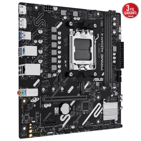 Intel soketli anakart, gaming ve yüksek performanslı bilgisayarlar için ideal Asus Prime A520AM-K model, dayanıklı ve teknolojik tasarımıyla dikkat çekiyor.