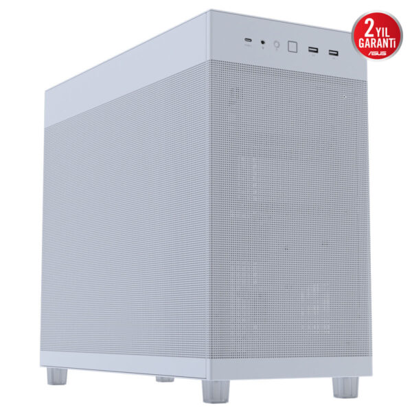 Asus Prime Ap303 Beyaz Mesh Panel 1x120m Fan Usb 3.2 Mid Tower Atx Gaming Kasa 3
