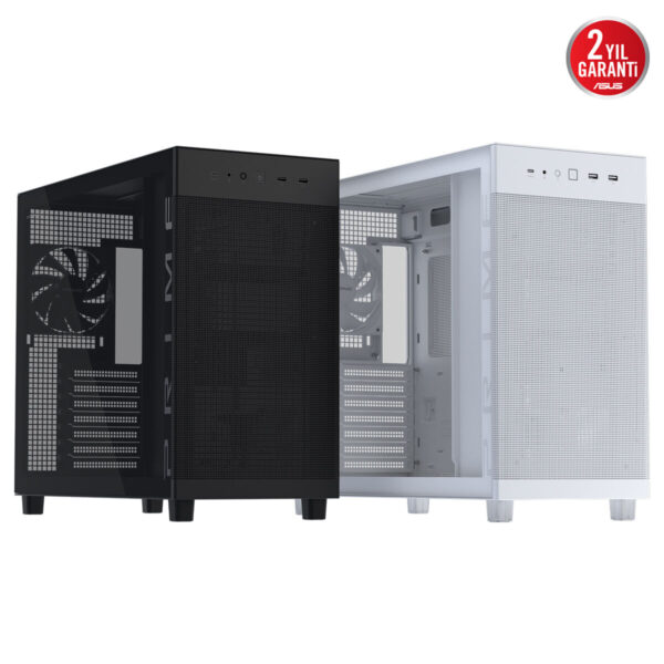 Asus Prime Ap303 Tg Black 1x120mm Fan Mesh Temperli Cam Usb 3 2 Mid Tower Atx Gaming Kasa 16