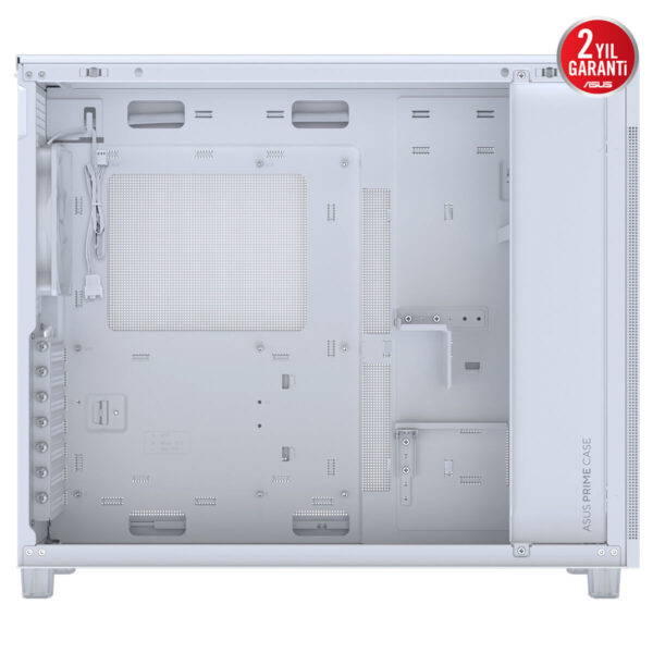 Asus Prime Ap303 Tg White 1x120mm Fan Mesh Temperli Cam Usb 3 2 Mid Tower Atx Gaming Kasa 8