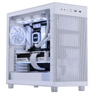 Asus Prime Ap303 Tg White 1x120mm Fan Mesh Temperli Cam Usb 3 2 Mid Tower Atx Gaming Kasa T2