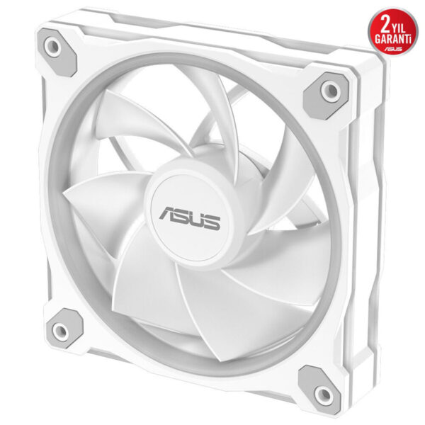 Yüksek performanslı ASUS bilgisayar kasası fanı, düşük ses seviyesi ve yüksek hava akışı ile gaming ve bilgisayar donanımı sergilemesi için ideal.
