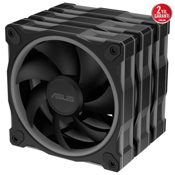 Yüksek performanslı ASUS bilgisayar CPU soğutucu fanı, oyun ve yoğun hesaplamalar için uygun, sessiz ve dayanıklı tasarım, 2 yıl garanti ile.
