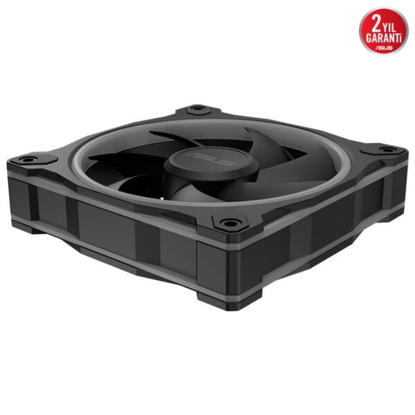 Yüksek performanslı bilgisayar soğutucu fanı, ASUS markası, sessiz çalışma ve dayanıklılık özellikleriyle oyun ve bilgisayar kurulumları için idealdir.