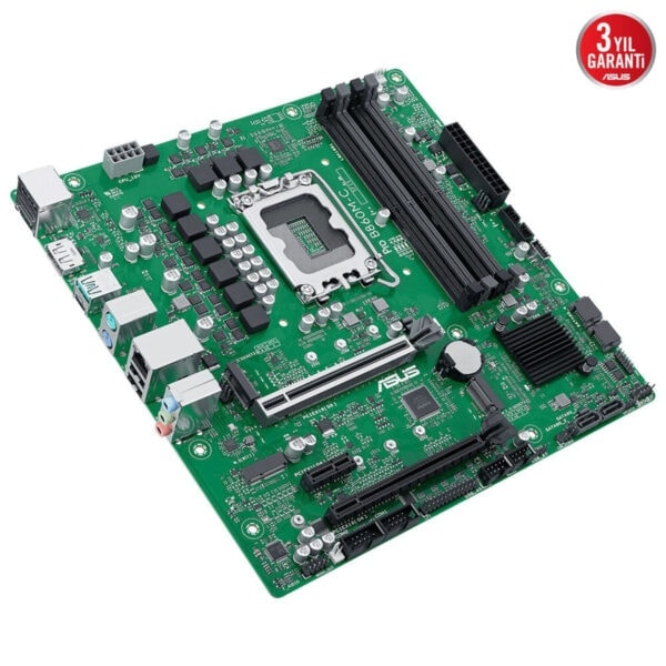 Intel anakart, yüksek performanslı bilgisayarlar için ideal, DDR4 RAM yuvalı, USB ve HDMI bağlantı noktalarıyla donatılmış, ASUS marka, yeni nesil anakart modeli.