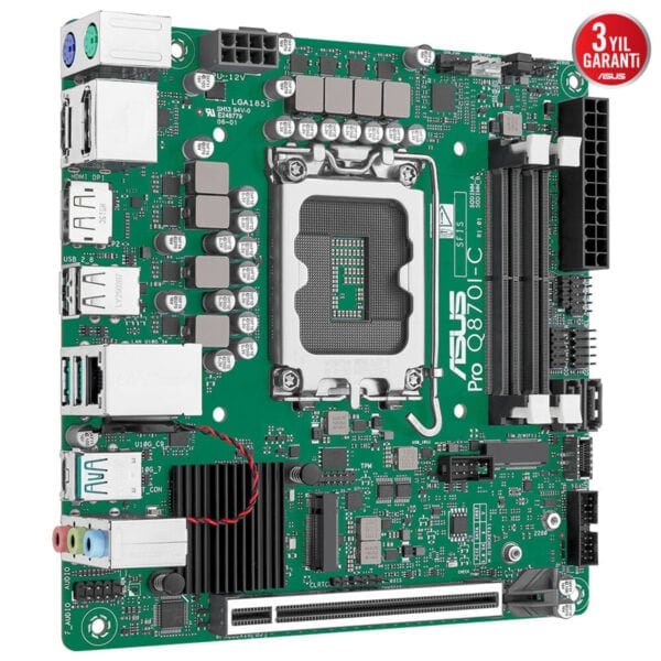 Intel LGA 1151 CPU soketli anakart, ASUS Pro H170-PLUS, çeşitli bağlantı ve genişleme özellikleri ile yüksek performans sunar. Gaming ve bilgisayar bileşenleri listesinde öne çıkar.