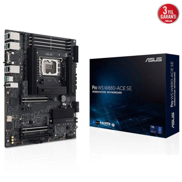 Gelişmiş ASUS Pro WS W880-ACE SE İş İstasyonu Anakartı, yüksek performans ve dayanıklılık sağlayan profesyonel masaüstü anakartını temsil eder. Üst düzey bileşenleri ve geniş bağlantı seçenekleriyle oyun ve iş uygulamalarında üstün performans sunar. Kaliteli PCB yapısı ve optimize edilmiş tasarımıyla yüksek iş yüklerini rahatlıkla karşılar, uzun ömürlüdür. Ayrıca çeşitli bağlantı noktaları ve genişleme imkanlarıyla modern bilgisayar sistemlerine uyum sağlar.