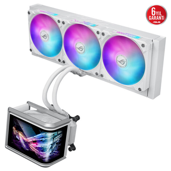 Asus Rog Ryuo Iv Slc 360 Argb White Edition 360mm Intel Amd Uyumlu İşlemci Sıvı Soğutucu 4