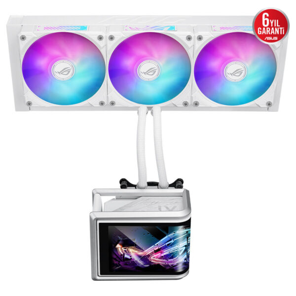 Asus Rog Ryuo Iv Slc 360 Argb White Edition 360mm Intel Amd Uyumlu İşlemci Sıvı Soğutucu 7