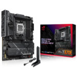 Yüksek performanslı ROG Strix X870E-H Gaming Anakart ve Wi-Fi 7 özellikleri, AMD Ryzen işlemci uyumu, gelişmiş soğutma ve çoklu bağlantı seçenekleri ile oyun ve üretim için optimize edilmiştir.