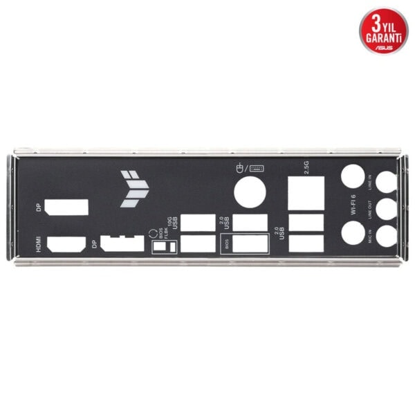 Yüksek kaliteli bilgisayar anakart arka panel çıkışları ve bağlantıları, USB, HDMI ve ses portları, PC yapılandırması ve donanım bileşenleri uyumluluğu için.