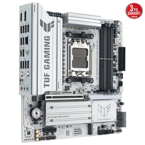 Yüksek kaliteli bilgisayar anakartı, oyun ve performans için tasarlanmış ASUS TUF Gaming model, modern özellikler ve dayanıklılık sağlar.