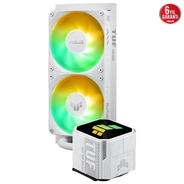 RGB renkli fanlı bilgisayar kasası ve güç kaynağı, yüksek performanslı oyun ve donanım sistemleri için şık ve soğutucu tasarım. ASUS garantili, 6 yıl garanti süresi ile güvenilir ürün.