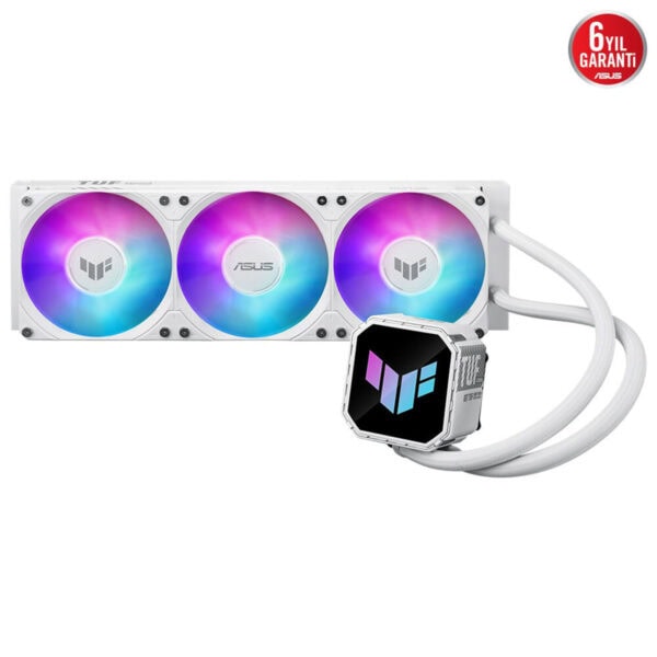 Yüksek performanslı bilgisayar oyuncuları için ASUS ROG Strix LC III RGB 360 ARGB sıvı soğutucu, RGB aydınlatmalı 3 fan ve özelleştirilebilir soğutma teknolojisiyle oyun deneyimini artırır.