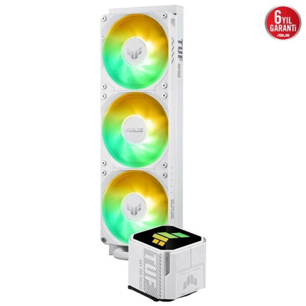 Yüksek performanslı ASUS TUF Gaming bilgisayar soğutucu fanları, RGB aydınlatmalı tasarım ve göz alıcı renkleriyle oyun performansını artırır, dayanıklılığı ve 6 yıl garanti ile güven sağlar.