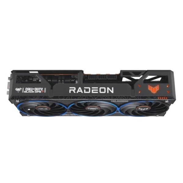 Güzel tasarımlı Radeon ekran kartı, Call of Duty Black Ops 7 ve MW serisi temalarıyla koleksiyonluk ve yüksek performanslı oyun grafikleri sunar.