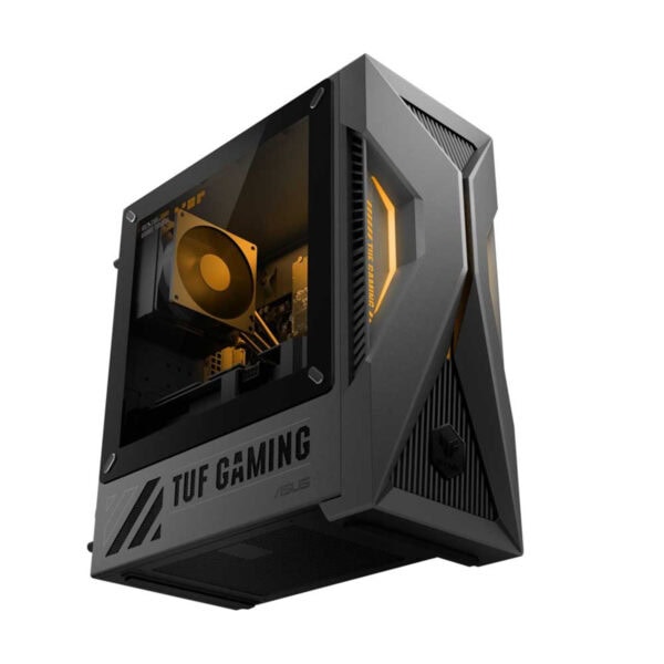 Yüksek performanslı oyun bilgisayarı ve ASUS TUF Gaming serisi şık tasarım, güçlü donanım ve soğutma özellikleriyle en yeni oyunlar için optimize edilmiştir.