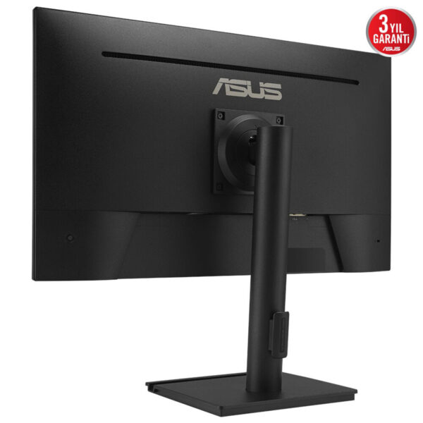 Yüksek çözünürlüklü ASUS oyun monitörü arka görünüm, sağlam stand ve modern tasarım, kaliteli grafik ve hızlı tepki süreleri ile oyun deneyimini üst seviyeye çıkarır.