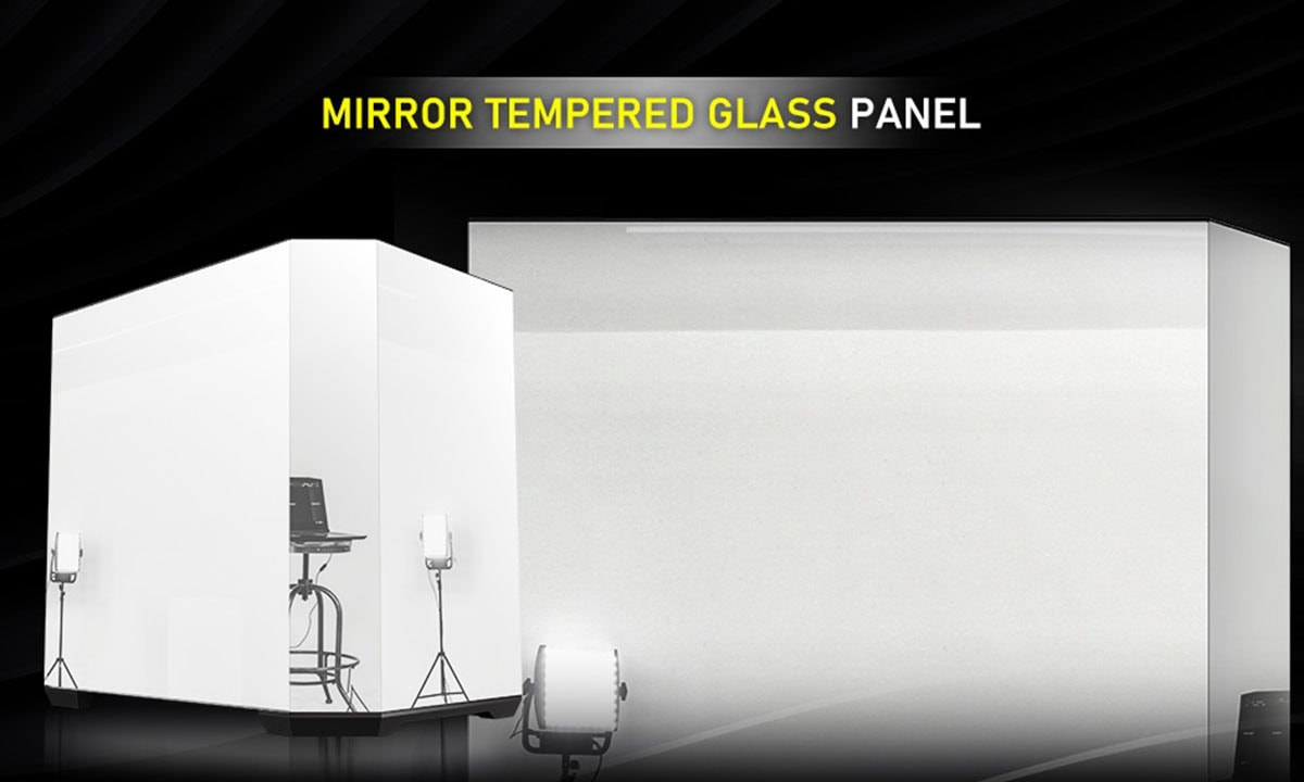 Ayna Efektli Temperli Cam Panel