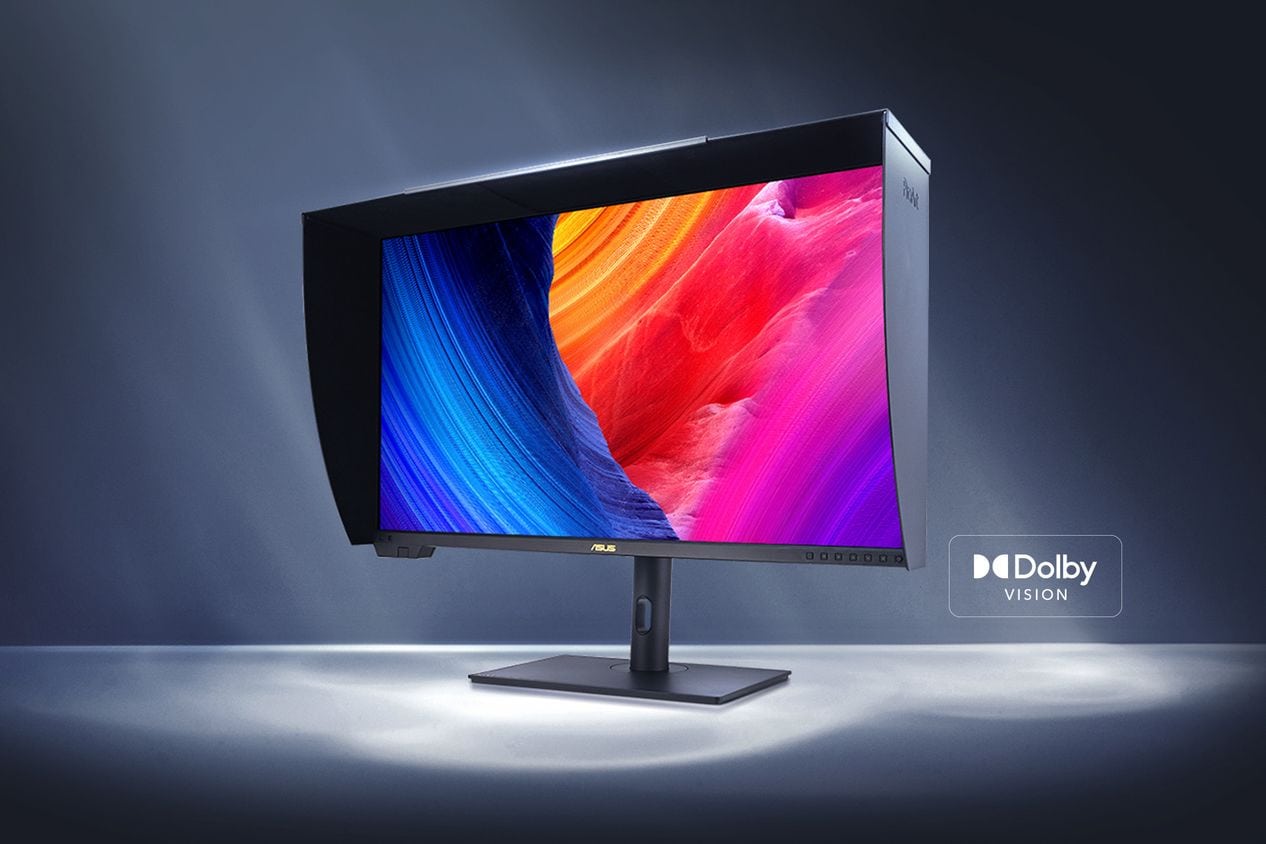 Çevre dostu ASUS profesyonel 4K monitör, yüksek renk doğruluğu, HDR ve Dolby Vision desteği ile üstün görsel deneyim sağlar. Oyun ve tasarım için ideal yüksek çözünürlüklü ekran.