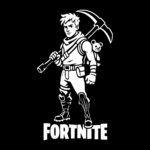 Yaygın Fortnite karakter tasviri, erkek figür, pickaxe ve sırt çantası ile, animasyon ve video oyunu teması, Türkçe SEO uyumlu.