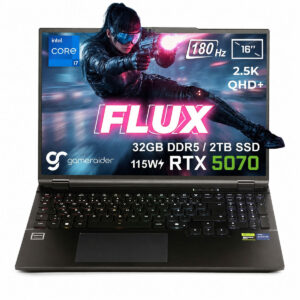 Gameraider Flux Gr16 Intel Core I7 14650hx Geforce Rtx 5070 8gb 115w 32gb Ddr5 2tb Ssd 16 Inç 2.5k Qhd+ 180hz Freedos Gaming Laptop Çanta Hediyeli 1