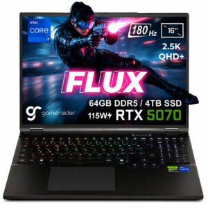 Gameraider Flux Gr16 Intel Core I7 14650hx Geforce Rtx 5070 8gb 115w 64gb Ddr5 4tb Ssd 16 Inç 2.5k Qhd+ 180hz Freedos Gaming Laptop Çanta Hediyeli 1
