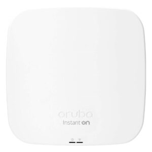 Kablosuz Wi-Fi erişim noktası, Aruba Instant On, modern ve şık tasarım, hızlı internet bağlantısı için ideal, ofis ve ev kullanımı için uygun.