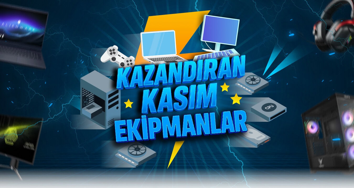 Yüksek performanslı bilgisayar ve oyun ekipmanları, kasım ayı fırsatları, uygun fiyatlı gaming donanımlarını içerir.