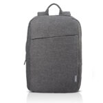 Gri Lenovo laptop sırt çantası, hafif ve dayanıklı beğeniyle kullanılan seyahat çantası, klasik tasarım ve geniş iç hacim. Çalışma veya seyahat için ideal bilgisayar ve ekipman taşıma çantası.