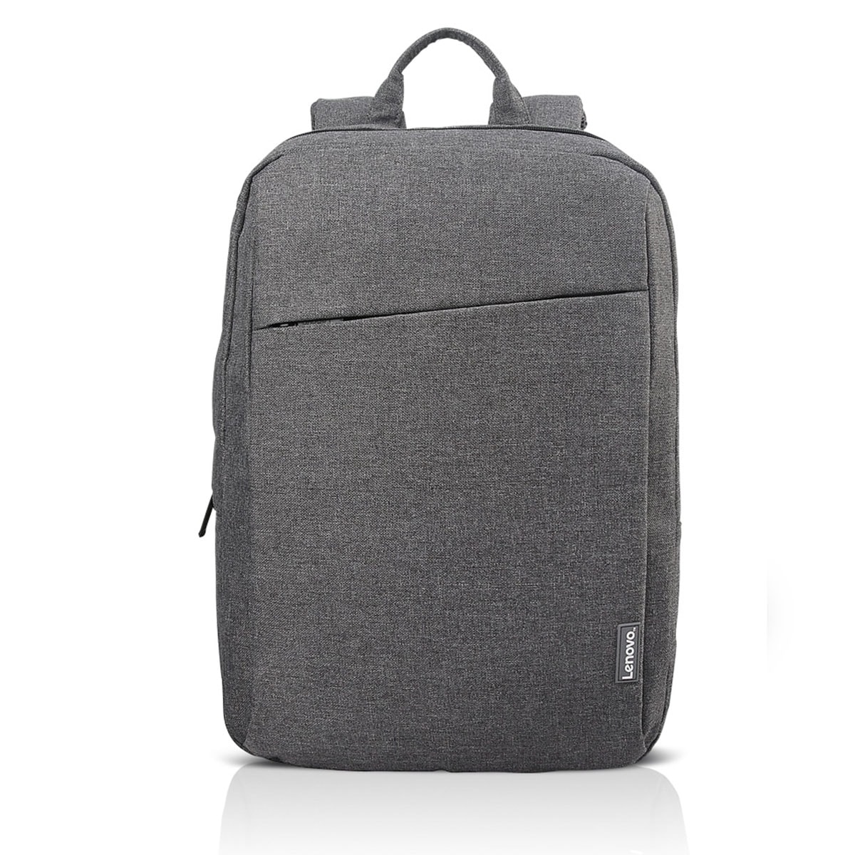 Gri Lenovo laptop sırt çantası, hafif ve dayanıklı beğeniyle kullanılan seyahat çantası, klasik tasarım ve geniş iç hacim. Çalışma veya seyahat için ideal bilgisayar ve ekipman taşıma çantası.