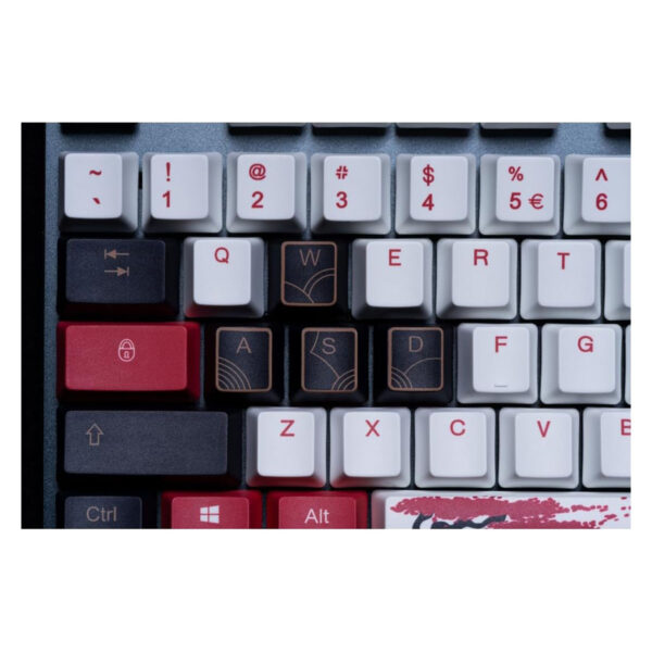 Lexip X Ubisoft Assassin's Creed Shadows Lisanslı Red Switch Rgb İngilizce Gaming Klavye 3