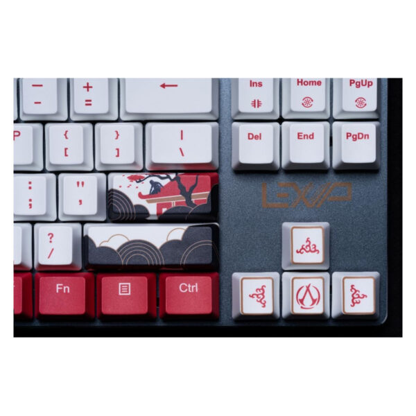 Lexip X Ubisoft Assassin's Creed Shadows Lisanslı Red Switch Rgb İngilizce Gaming Klavye 4