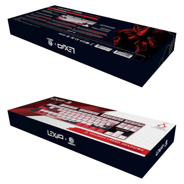 Lexip X Ubisoft Assassin's Creed Shadows Lisanslı Red Switch Rgb İngilizce Gaming Klavye 6