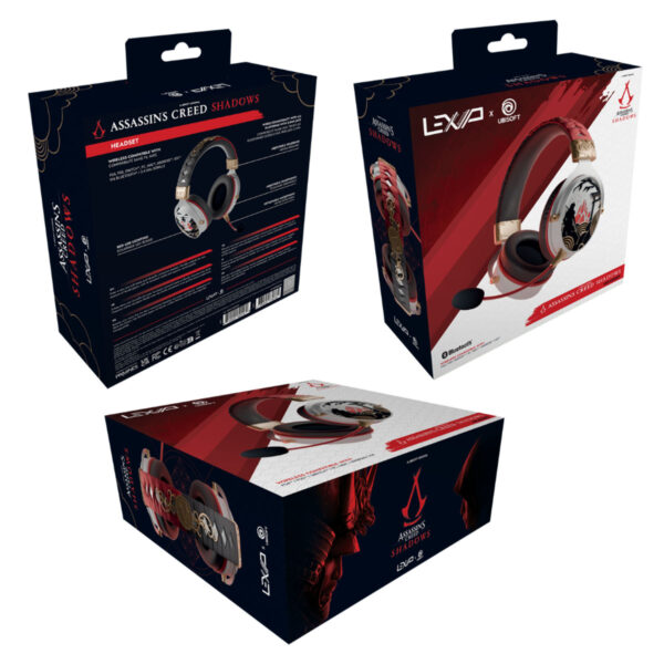 Lexip X Ubisoft Assassin's Creed Shadows Lisanslı Ps5 Uyumlu Kablosuz Gaming Kulaklık 2 Yıl Birebir Değişim Garantili 4