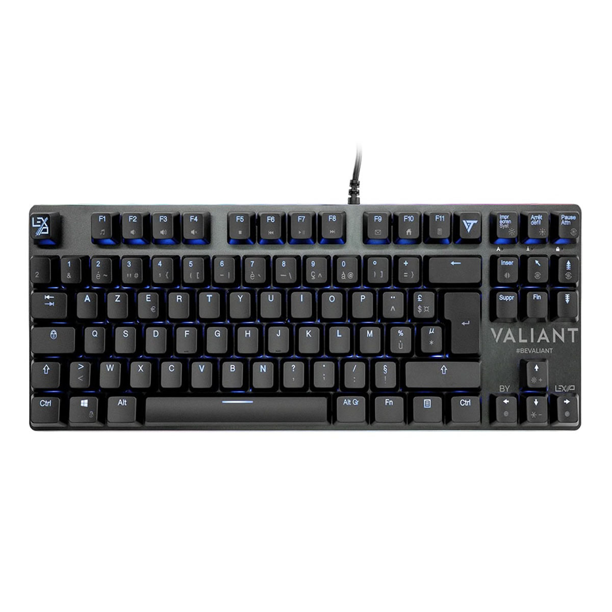 Lexip X Valiant Stellar Red Switch Rgb Fransızca Mekanik Gaming Klavye 1