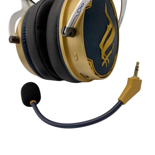 Yüksek kaliteli oyuncu mikrofonu ve gaming kulaklık, hafif tasarımı ve ergonomik yapısıyla uzun süreli oyun seansları için mükemmel ses deneyimi sağlar.