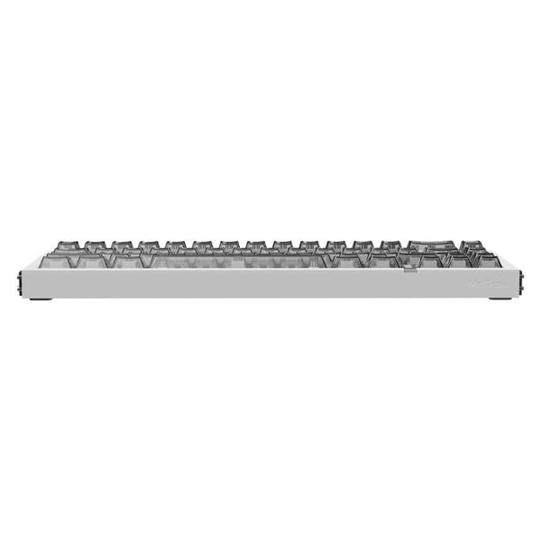 Yapay şeffaf mekanik oyun klavyesi tuş takımı, RGB aydınlatmalı ve ergonomik tasarım, yüksek performanslı gaming klavye, bilgisayar oyunları için ideal, siyah ve beyaz renk seçenekleriyle, bilgisayar oyuncuları için mükemmel tercihtir.
