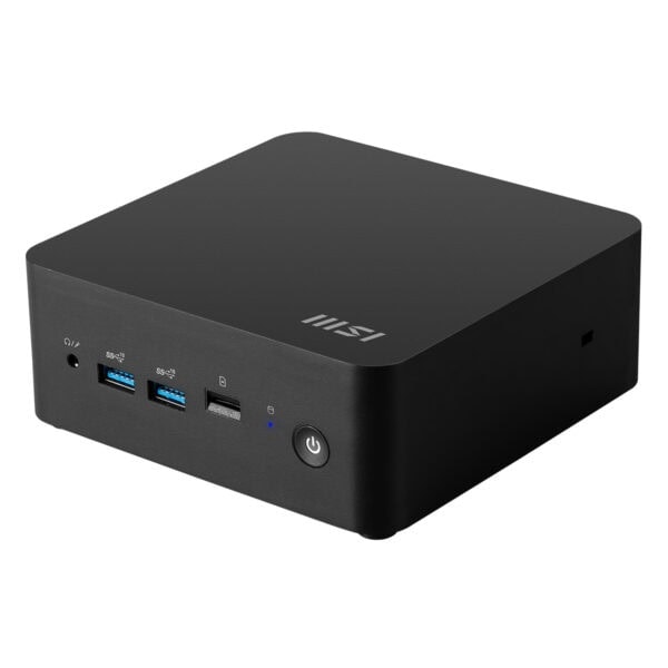 Yüksek performanslı mini PC, HDMI ve USB portlarıyla oyun ve ofis kullanımına uygun kompakt bilgisayar.