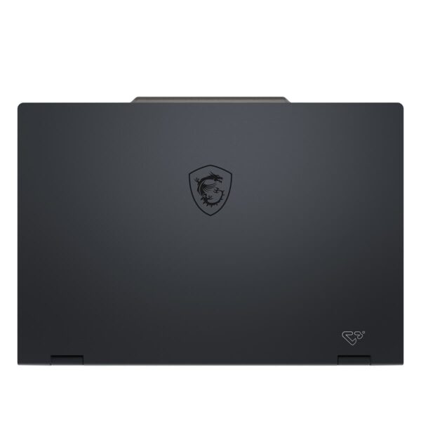 Yüksek performanslı gaming laptopu, MSI logosu ile şık tasarım ve güçlü donanım özellikleriyle dikkat çekiyor. Profesyonel ve oyun tutkunları için ideal, yüksek grafik ve işlem gücü sunar.