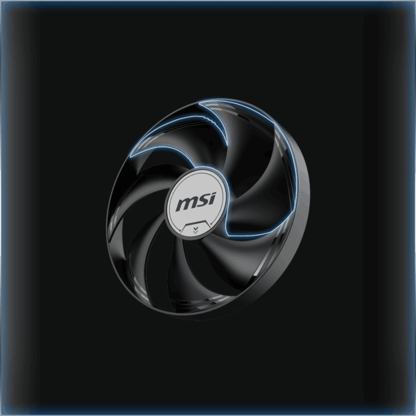 MSI GeForce RTX 5060 Ti 8G VENTUS 2X OC PLUS STORMFORCE fan