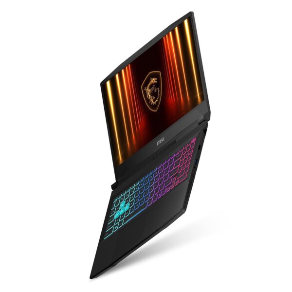 Gelişmiş oyun laptopu MSI, RGB klavye ve yüksek çözünürlüklü ekran ile güçlü performans sunuyor. Oyun tutkunları için ideal, şık tasarımı ve yüksek performansı ile dikkat çekiyor.