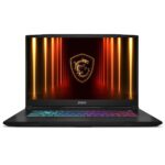 Yüksek performanslı MSI gaming dizüstü bilgisayar, renkli RGB klavye ve güçlü ekran özellikleriyle en iyi oyun deneyimi sağlar. Grafik tasarımı ve teknolojik detaylarla dikkat çekiyor.