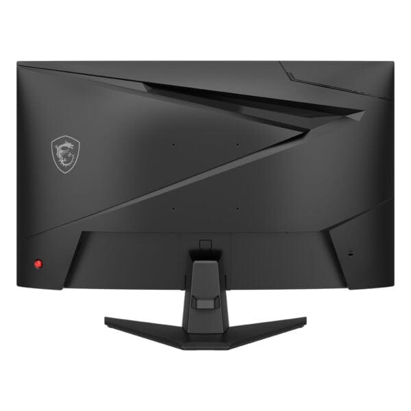 Yüksek performanslı gaming monitör arka görünüm, siyah renk ve modern tasarım detayları ile oyuncu ekipmanları, yüksek çözünürlüklü ekran, hızlı tepki süresi ve oyun deneyimini artıran özellikler.